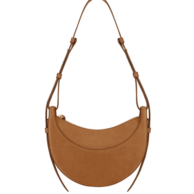 Numéro Dix - Crocodile Nubuck Cinnamon